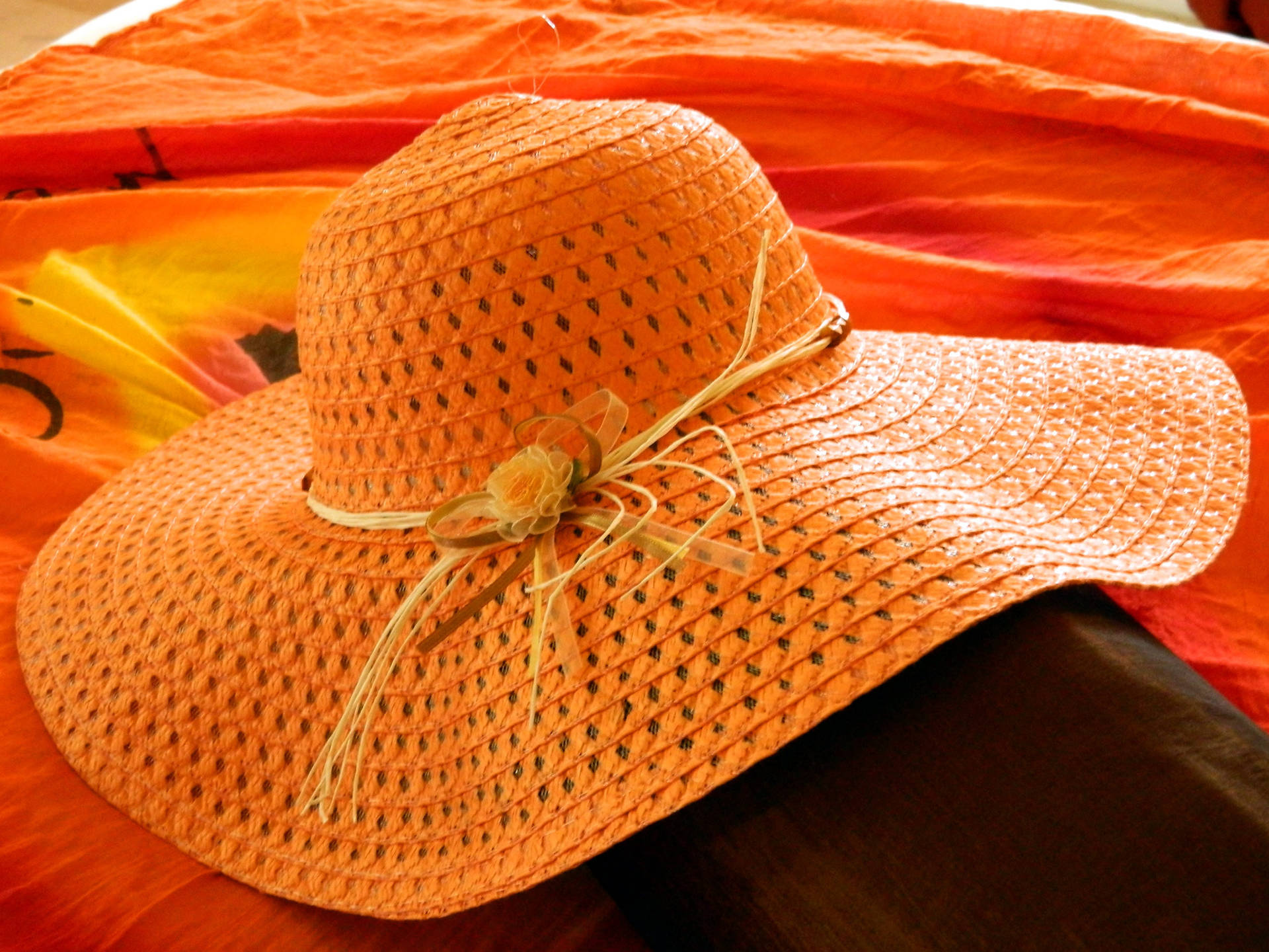 Barbados Orange Hat