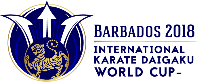 Barbados2018 Karate Daigaku World Cup Logo PNG