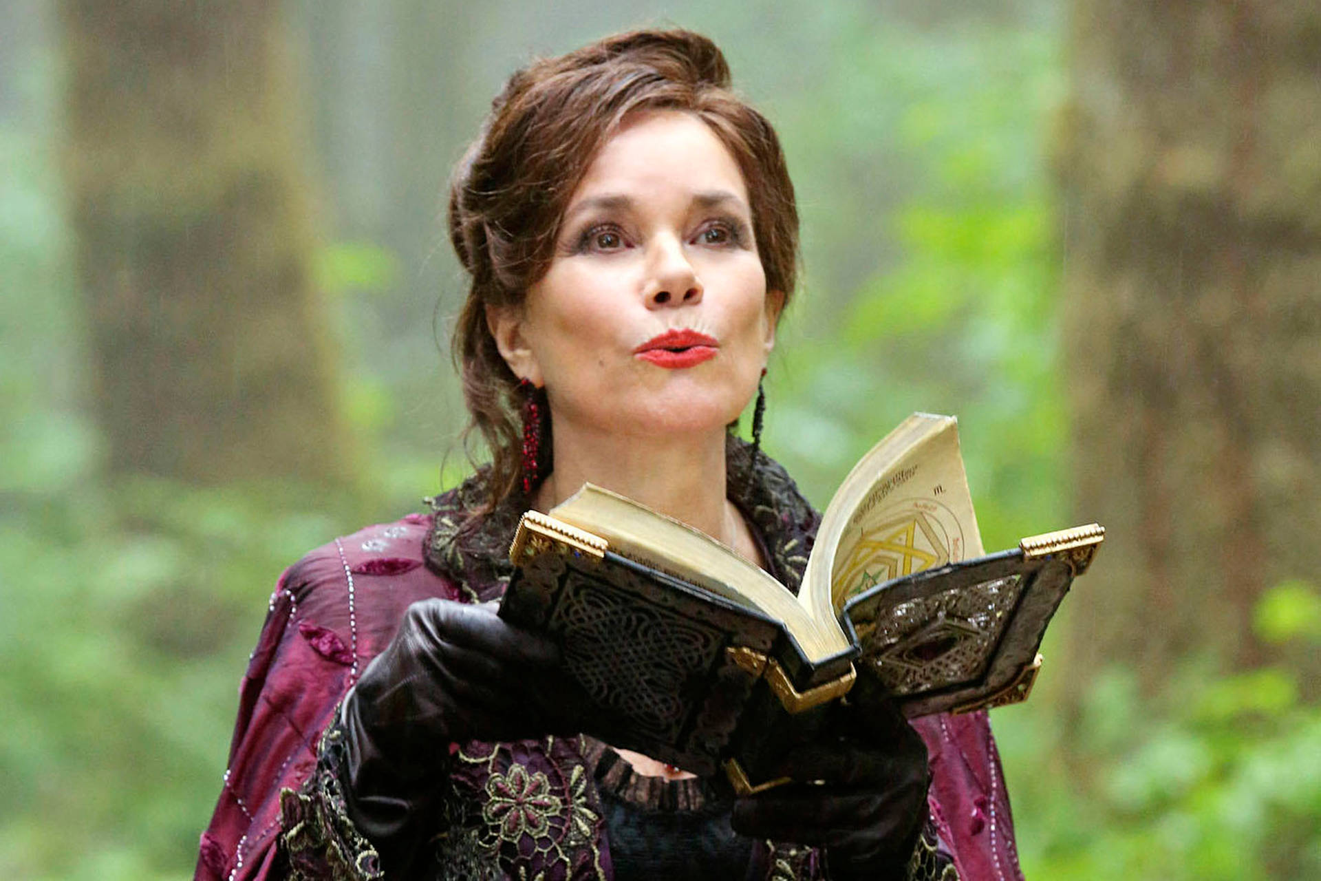 Barbara Hershey in Once Upon a Time - Stunning Profile Shot Wallpaper