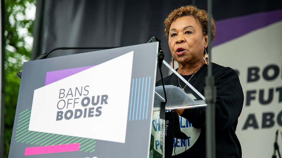 Barbara Lee Bans Off Our Bodies Wallpaper