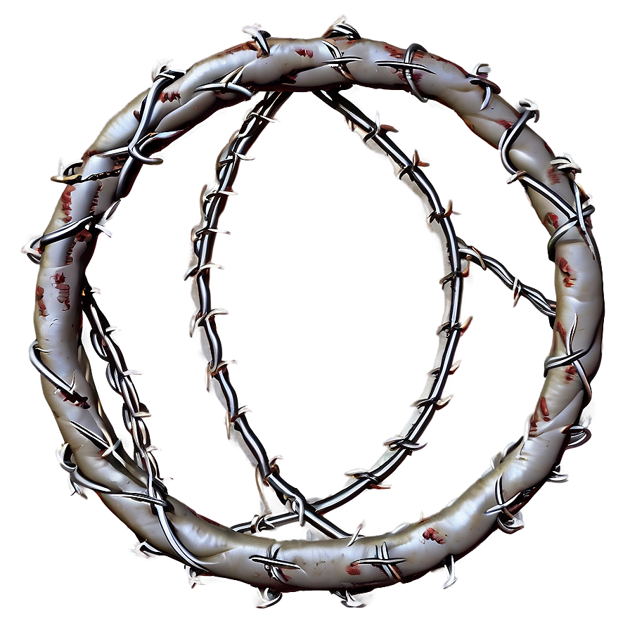 Barbed Wire Circle Png Lvu PNG