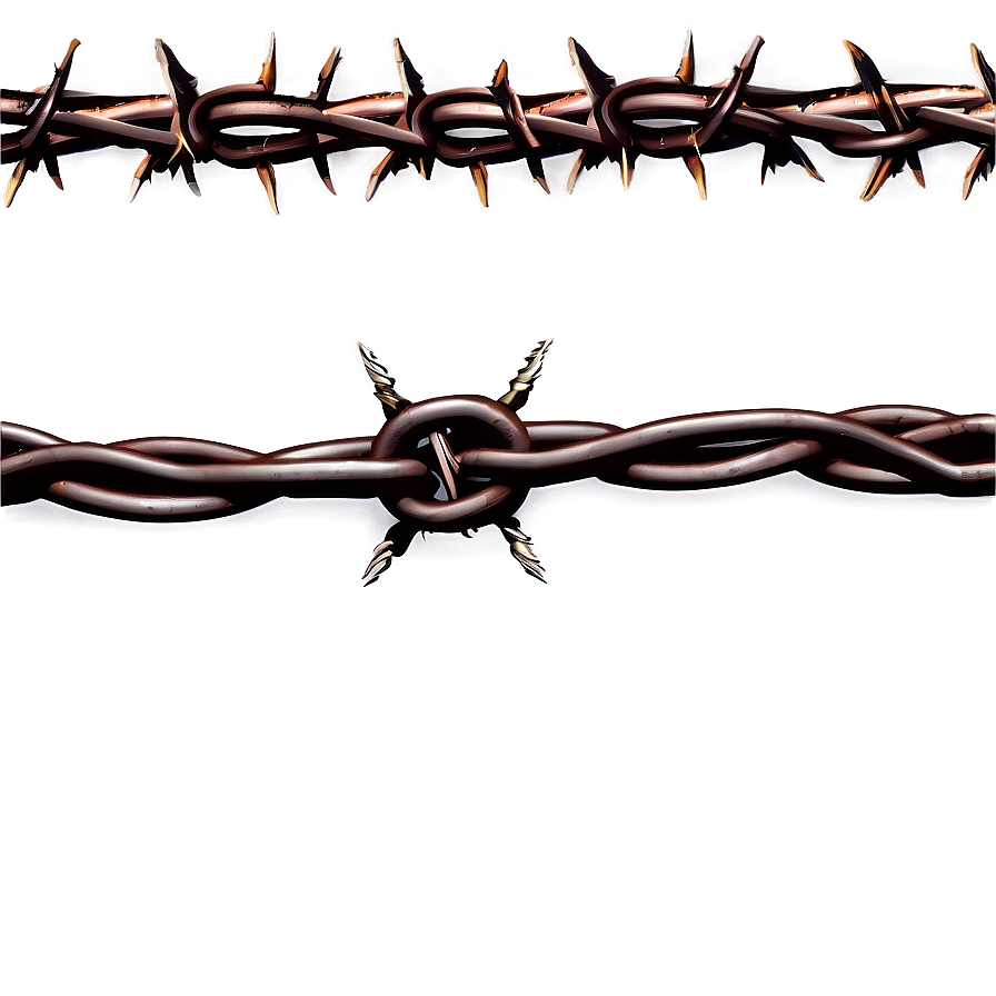 Download Barbed Wire Decoration Png Xwb38 | Wallpapers.com