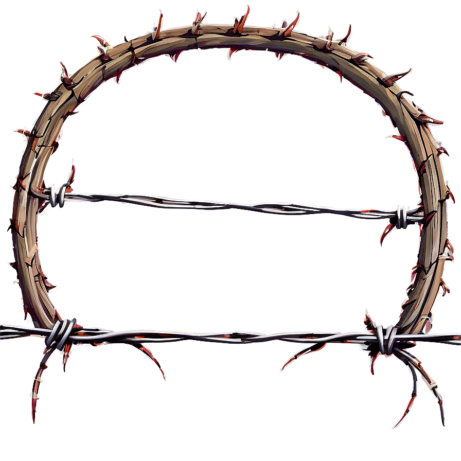 Barbed Wire Frame Png Sts PNG