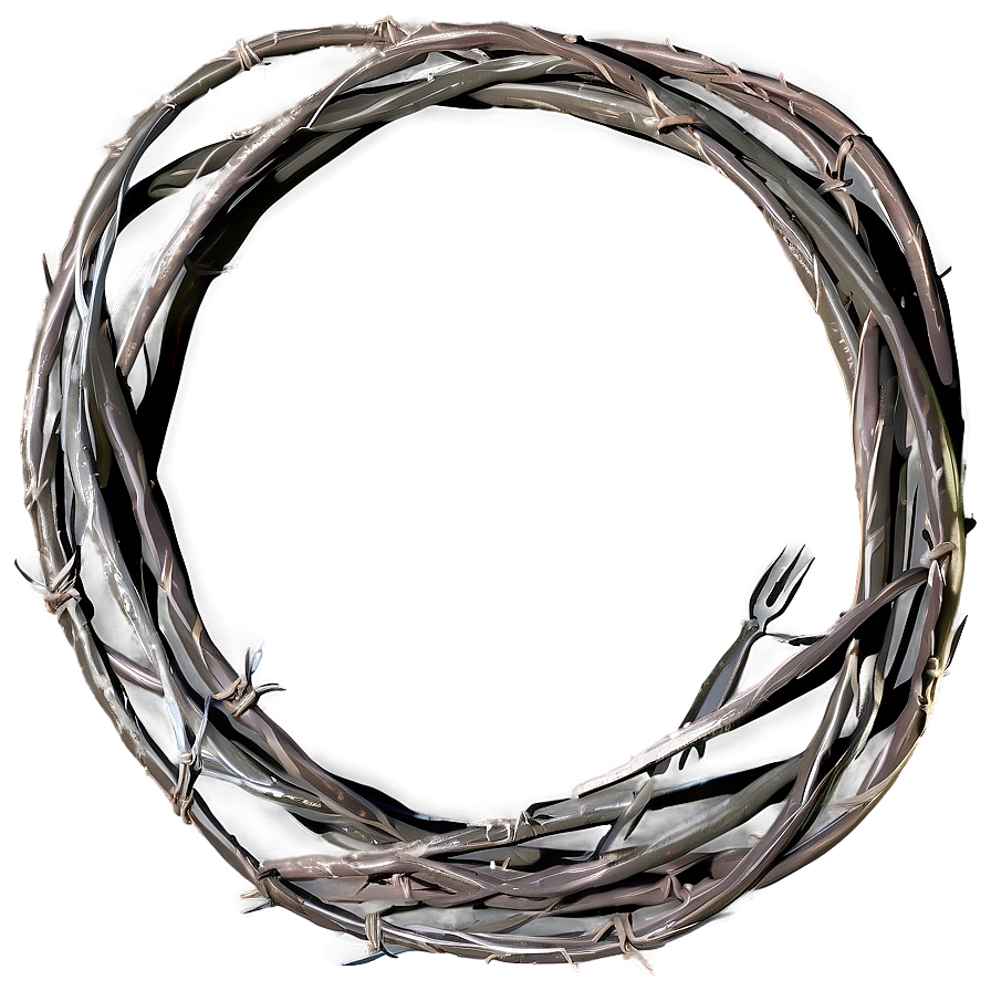 Barbed Wire Frame Png Wdt PNG