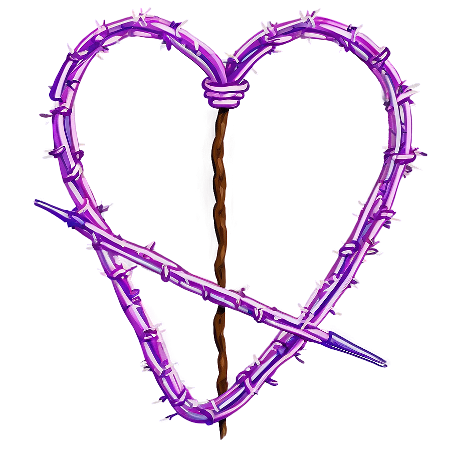 Download Barbed Wire Heart Png 05252024 | Wallpapers.com