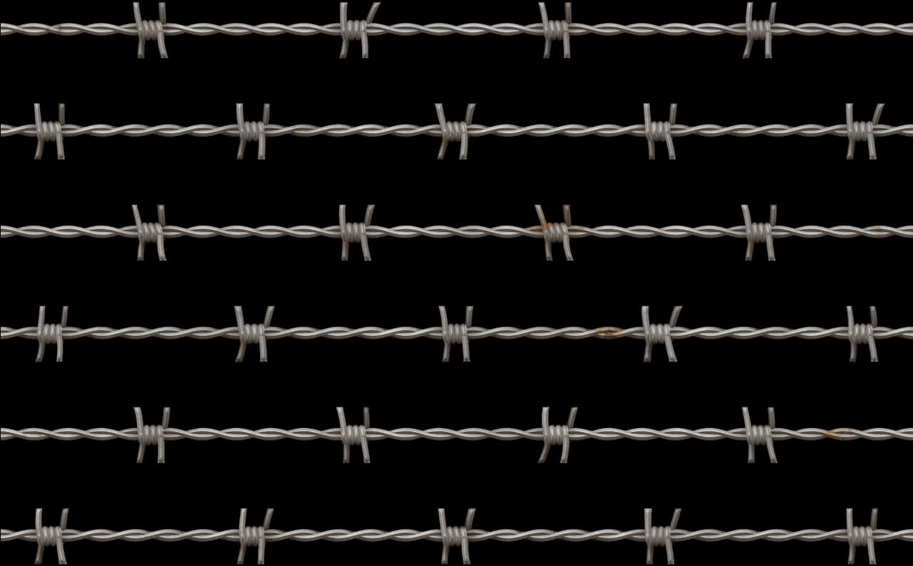 Barbed Wire Pattern Background PNG