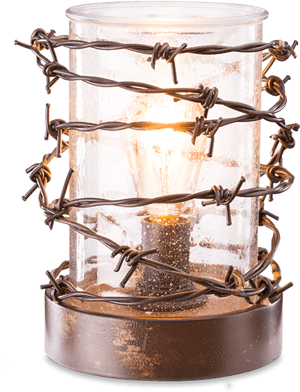 Barbed Wire Wrapped Candle Holder PNG