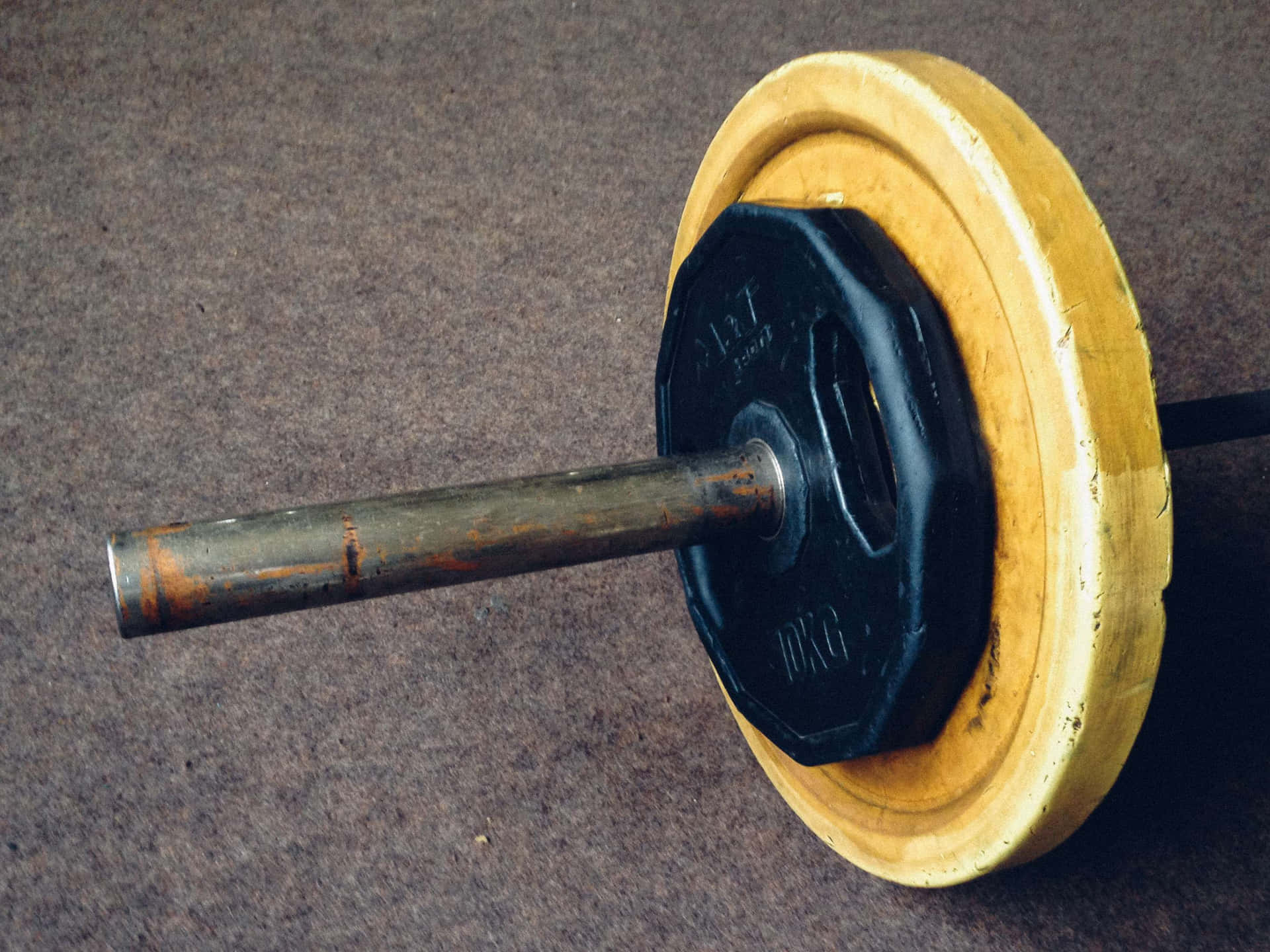 Working up a sweat with Barbell