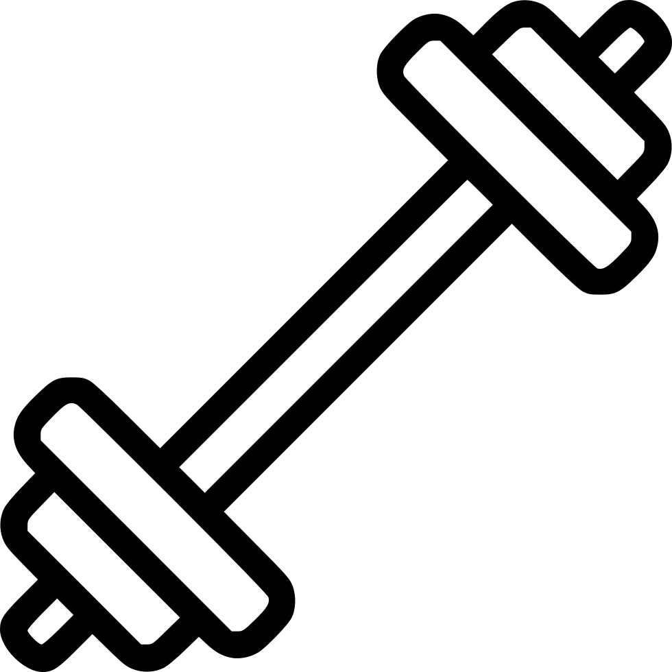 Barbell Icon Graphic PNG