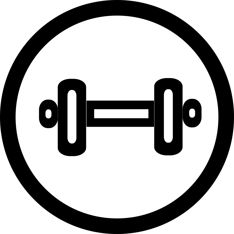 Barbell Icon Graphic PNG