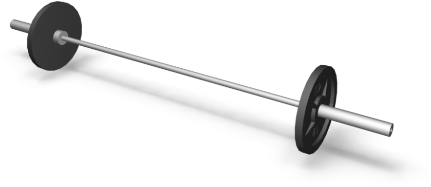 Barbell Weightlifting Equipment PNG