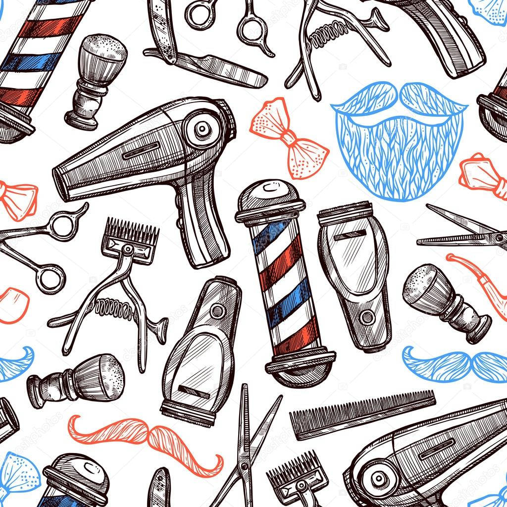 Barber Pole Graphic Art Wallpaper