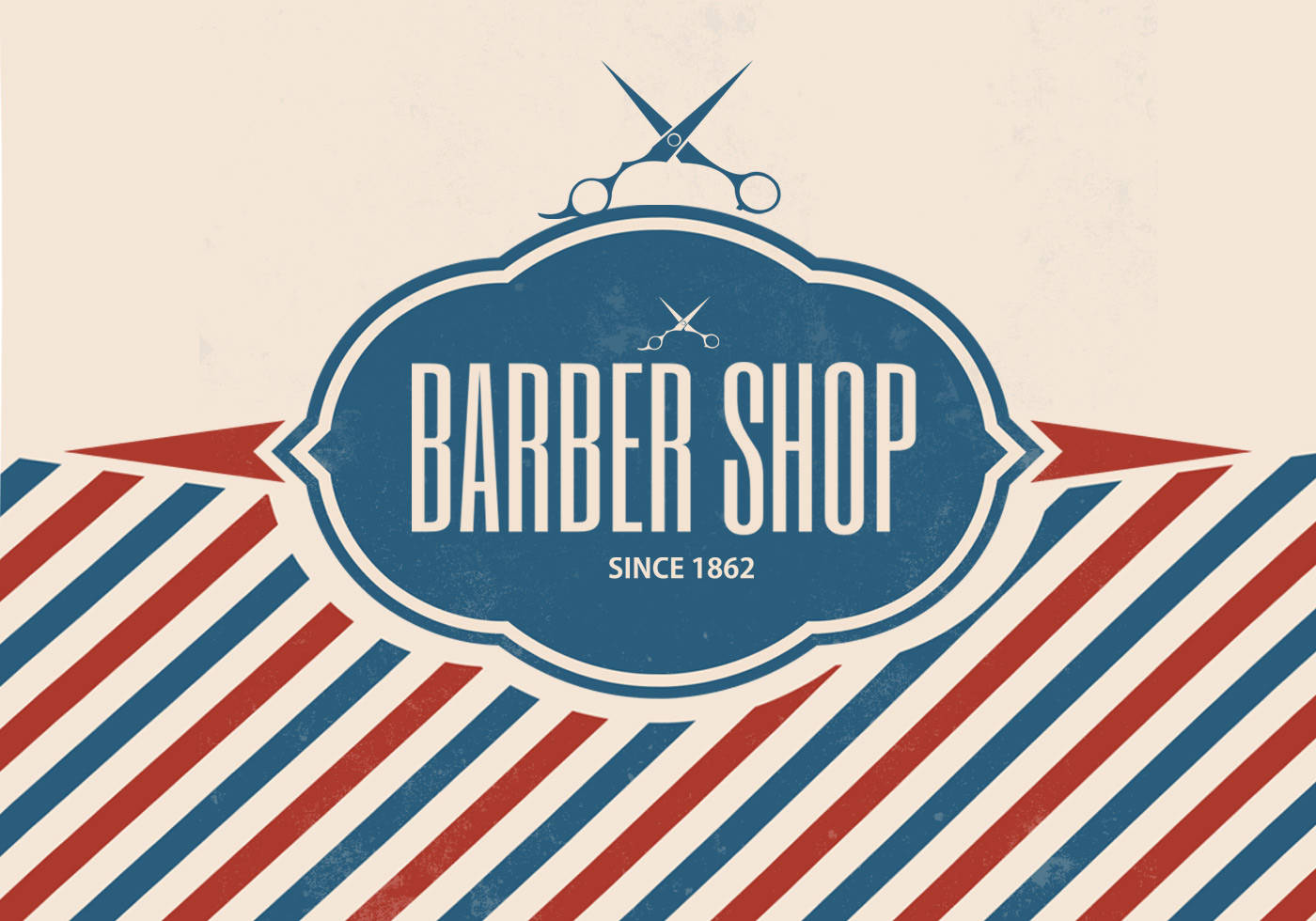 Barber Pole Logo Design Wallpaper