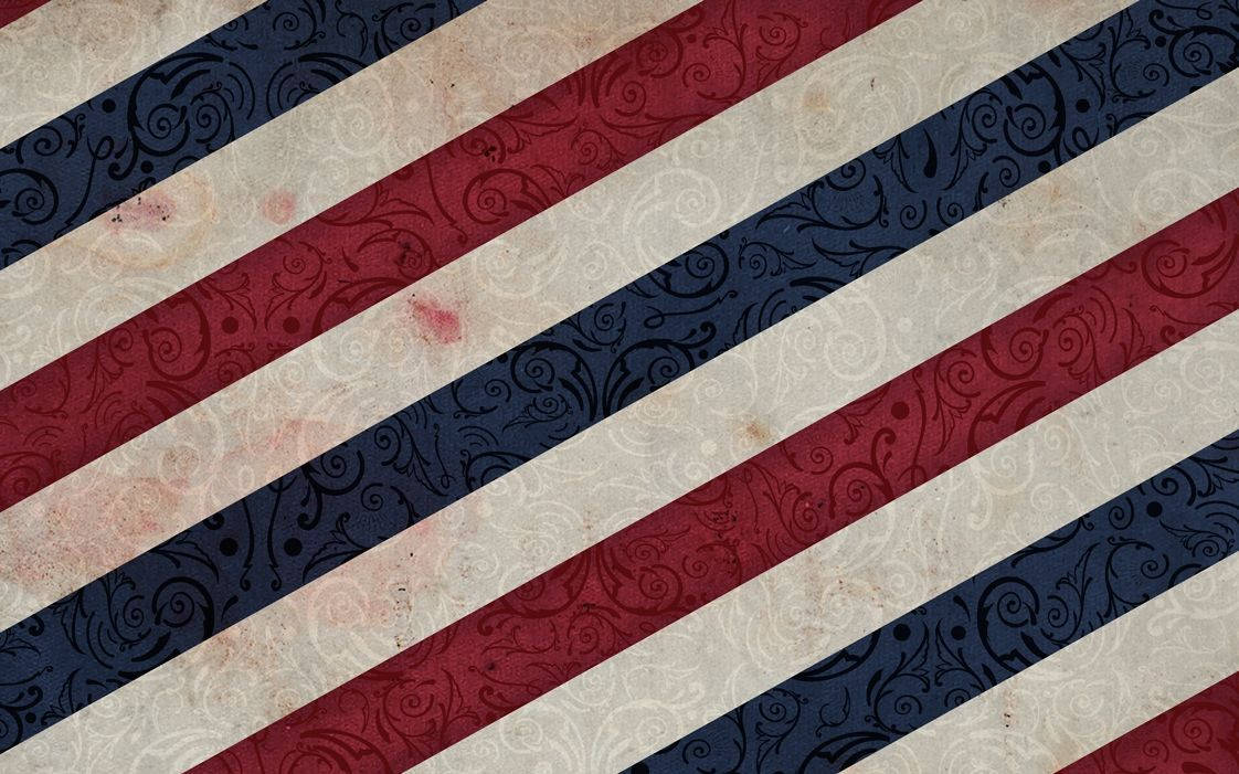 Traditional Barber's Shop Pole Wallpaper