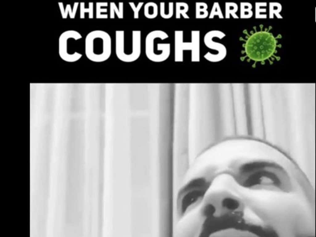 Barber Scenes Coronavirus Funny Meme Wallpaper