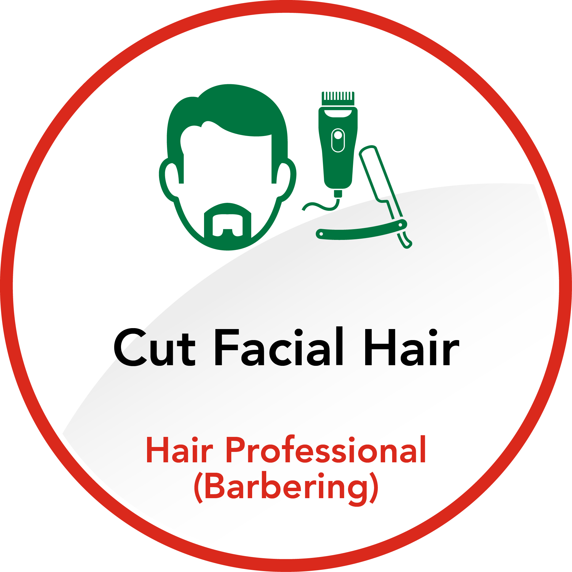 Barbering Facial Hair Trimming Icon PNG