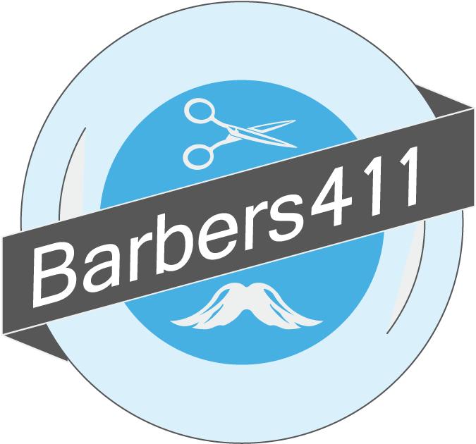 Barbershop Logo Design Barbers411 PNG