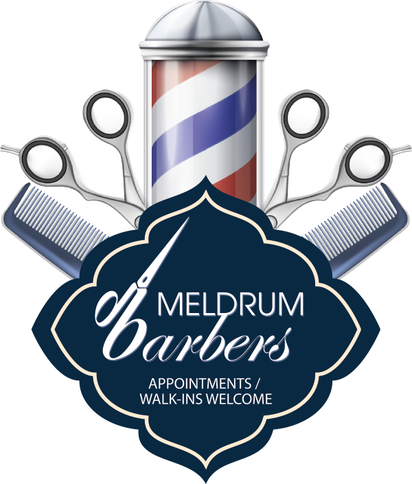 Barbershop Logowith Toolsand Text PNG