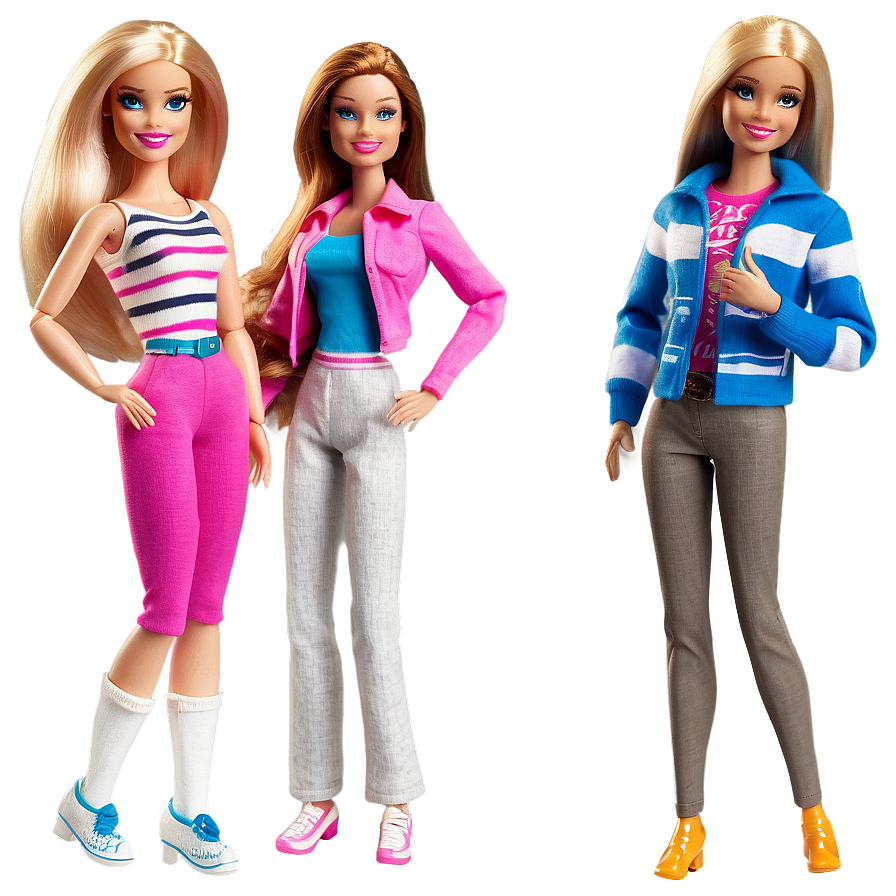 Barbie And Friends Png Tun80 PNG