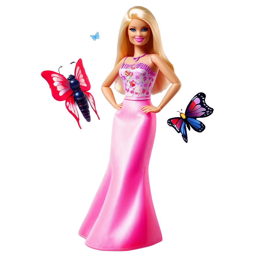 Barbie Butterfly Png 05032024 PNG
