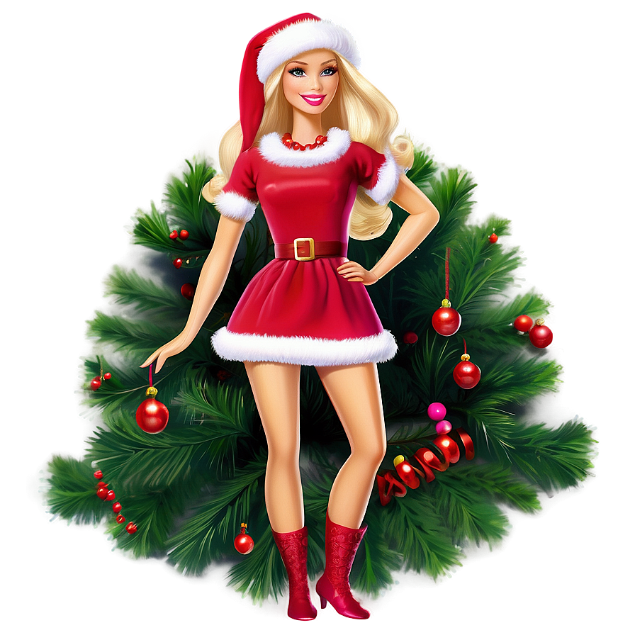 Barbie Christmas Png 23 PNG