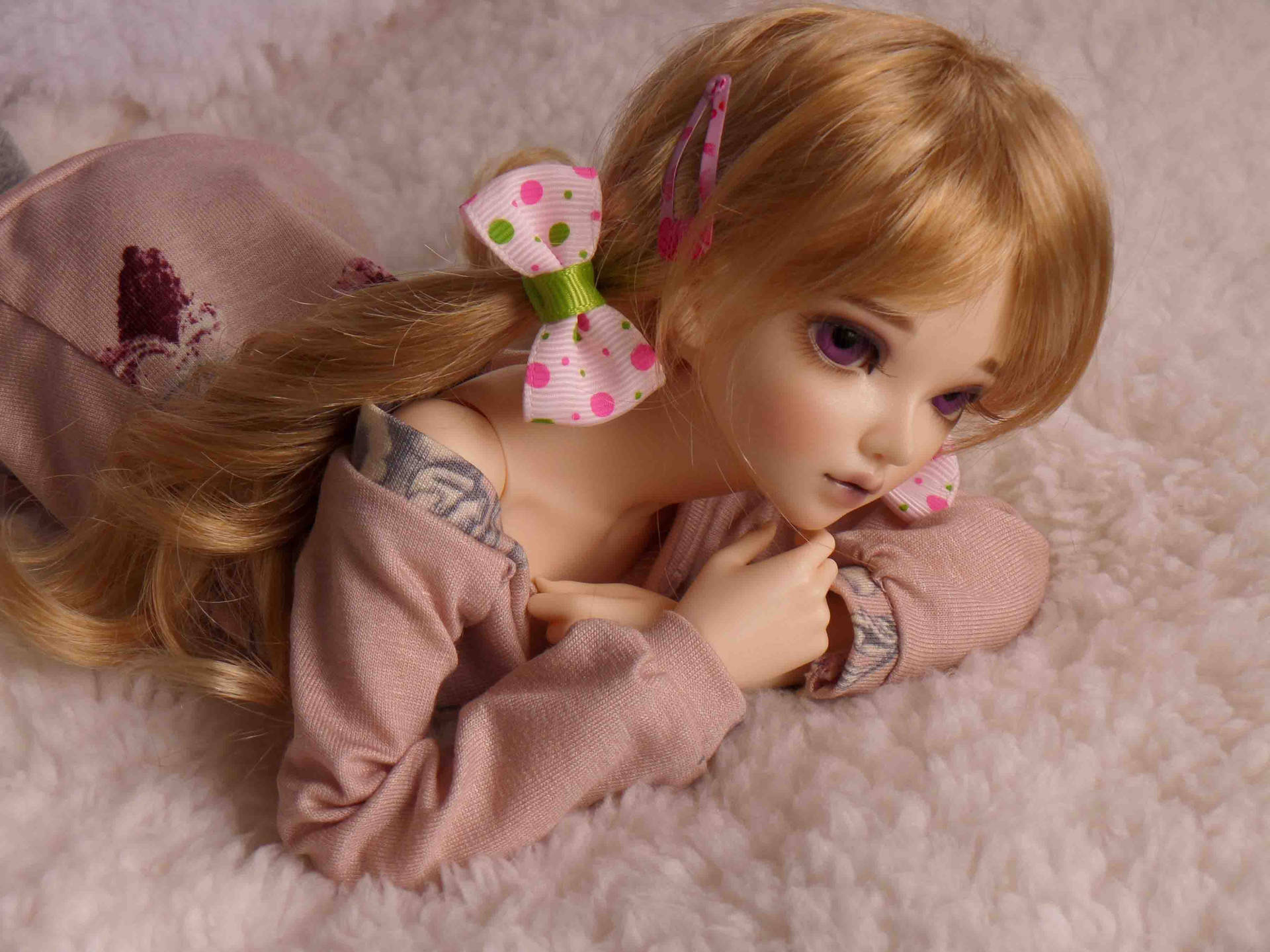 Barbie Doll In Pigtails Wallpaper