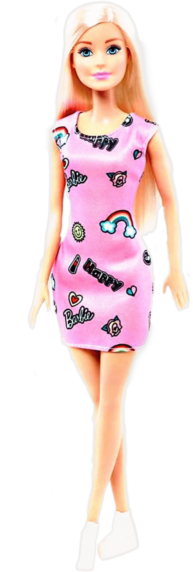 Barbie Dollin Pink Dress PNG