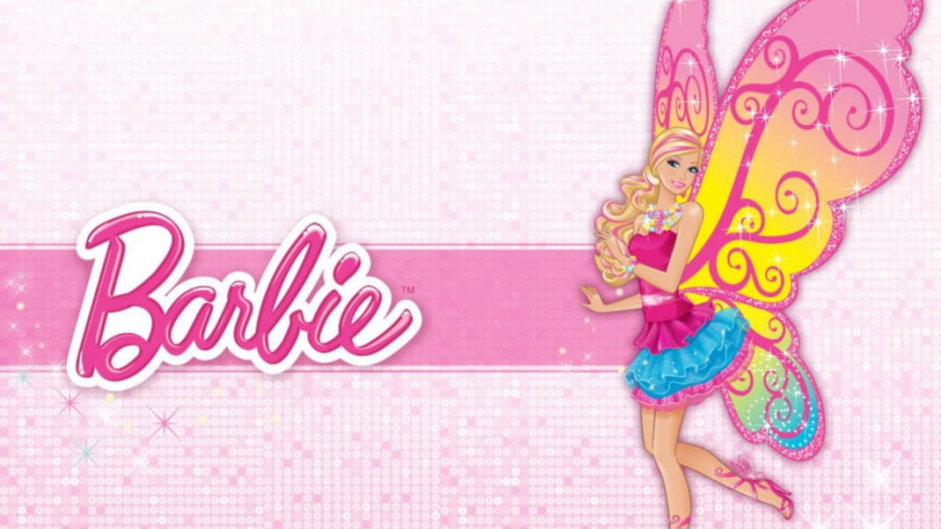 Barbie Pink Fairy  Wallpaper