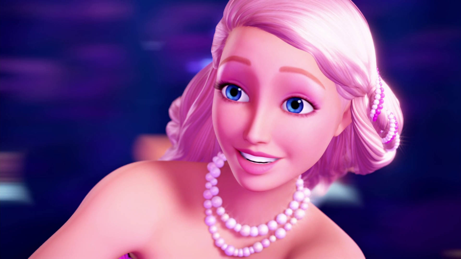 Barbie Prinsesse Merliah Close-up Scene Wallpaper