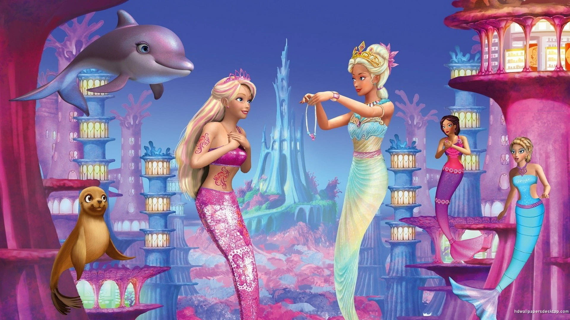 Barbie Princess Merliah in A Mermaid Tale Wallpaper