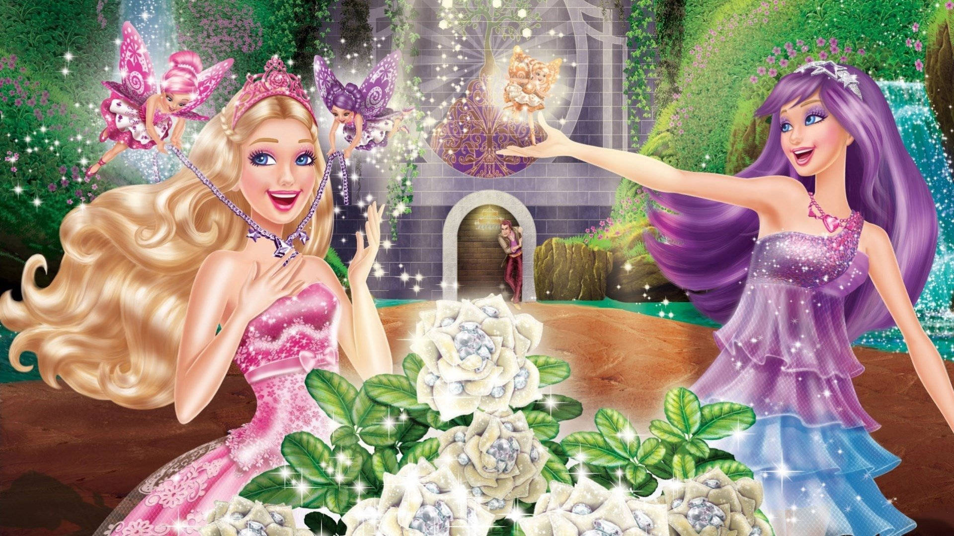 Download Barbie Princess Pop Star Keira Fairies Wallpaper | Wallpapers.com