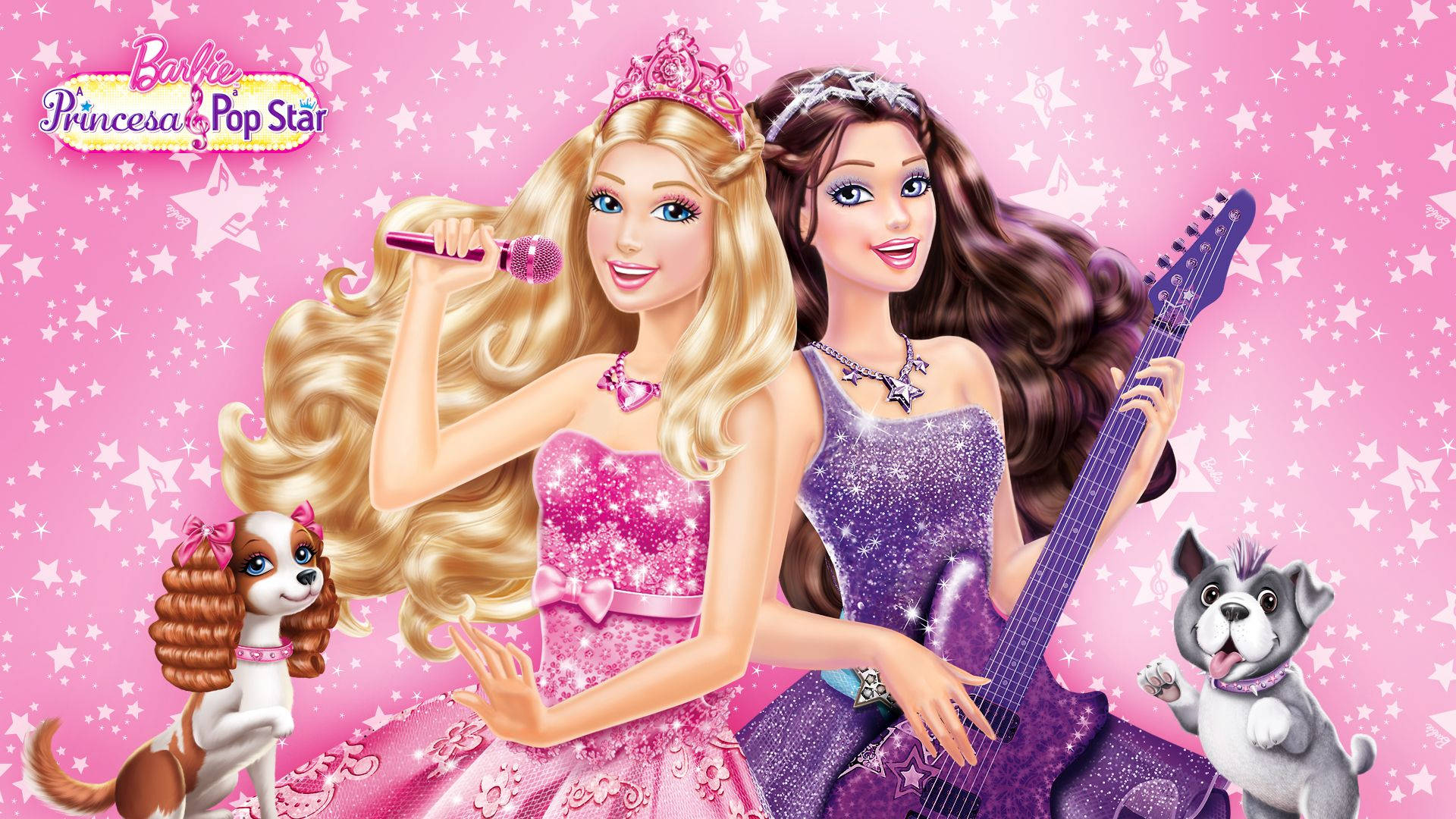 Barbie: The Princess and The Popstar | Wallpaper