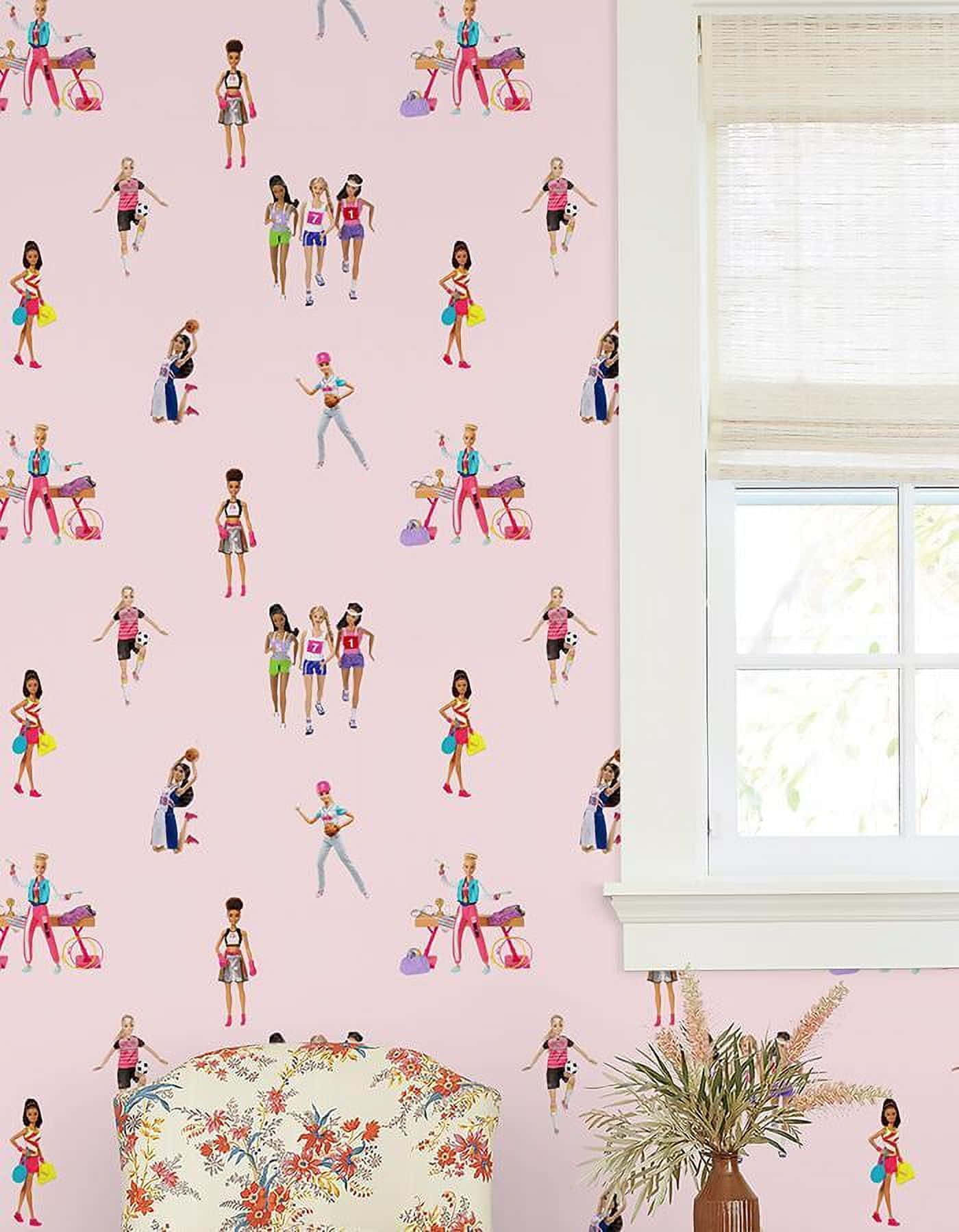 Barbie Themed Wallpaper Room Wallpaper