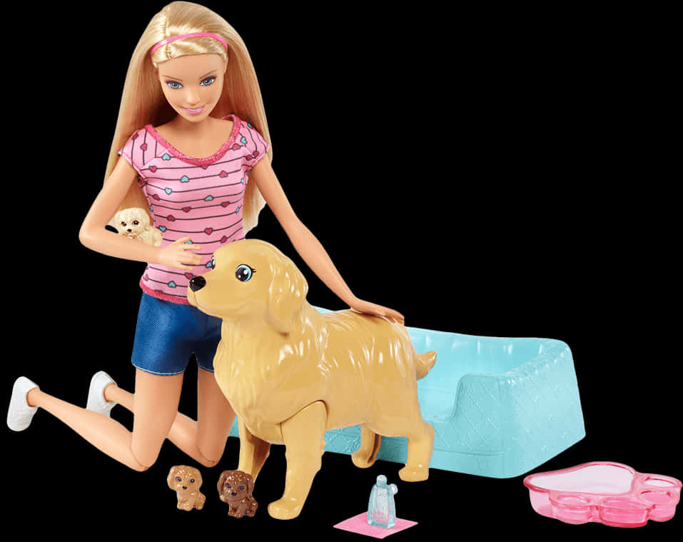 Barbieand Pets Playset PNG