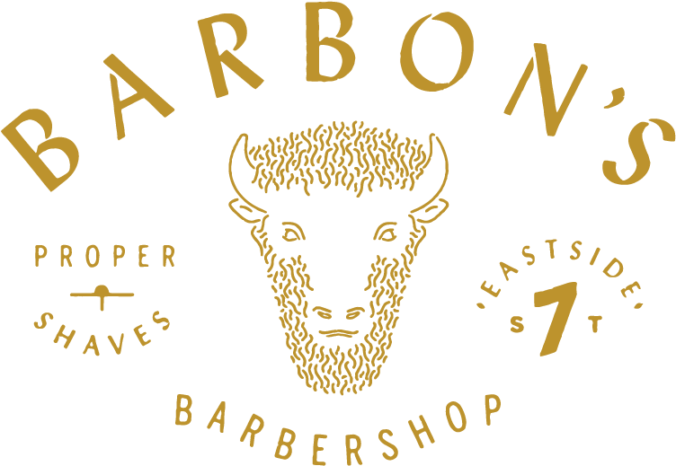 Barbon's Barbershop Logo PNG