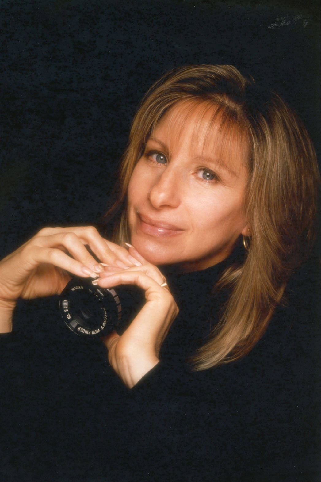 Iconic singer Barbra Streisand on The Movie Album cover Wallpaper