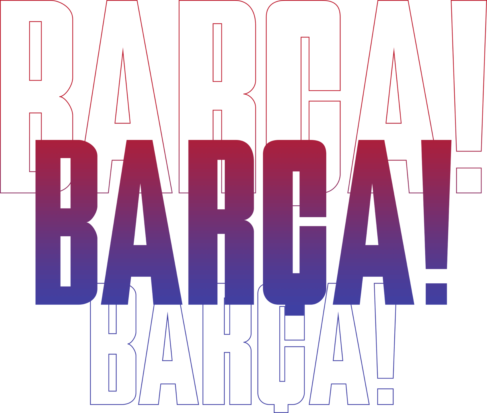 Barca Text Overlay PNG