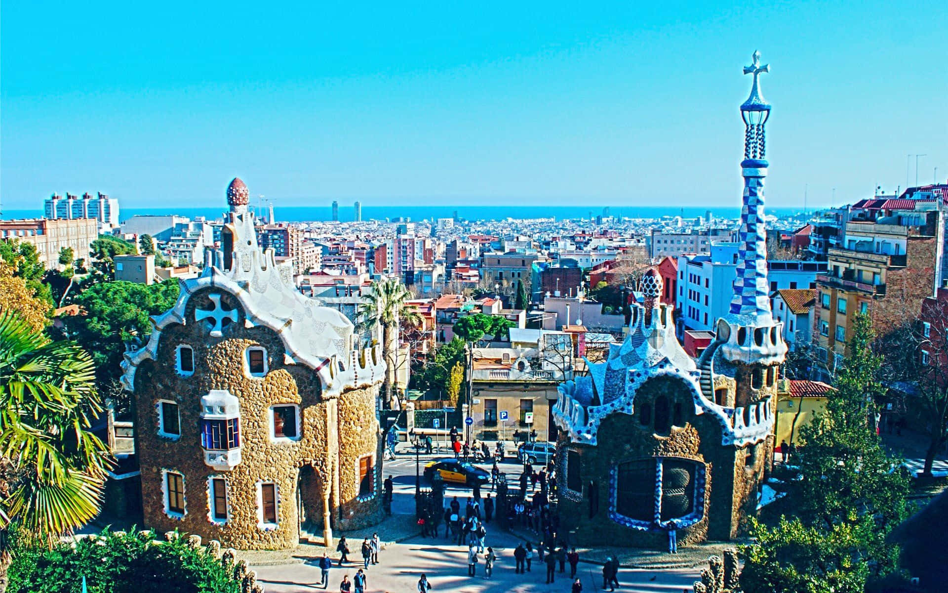Dielebhafte Stadt Barcelona