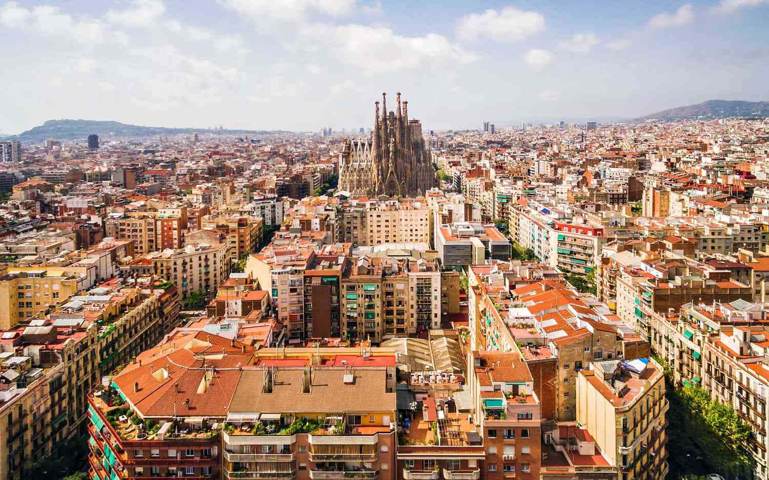 Barcelonasmediterrane Aussicht