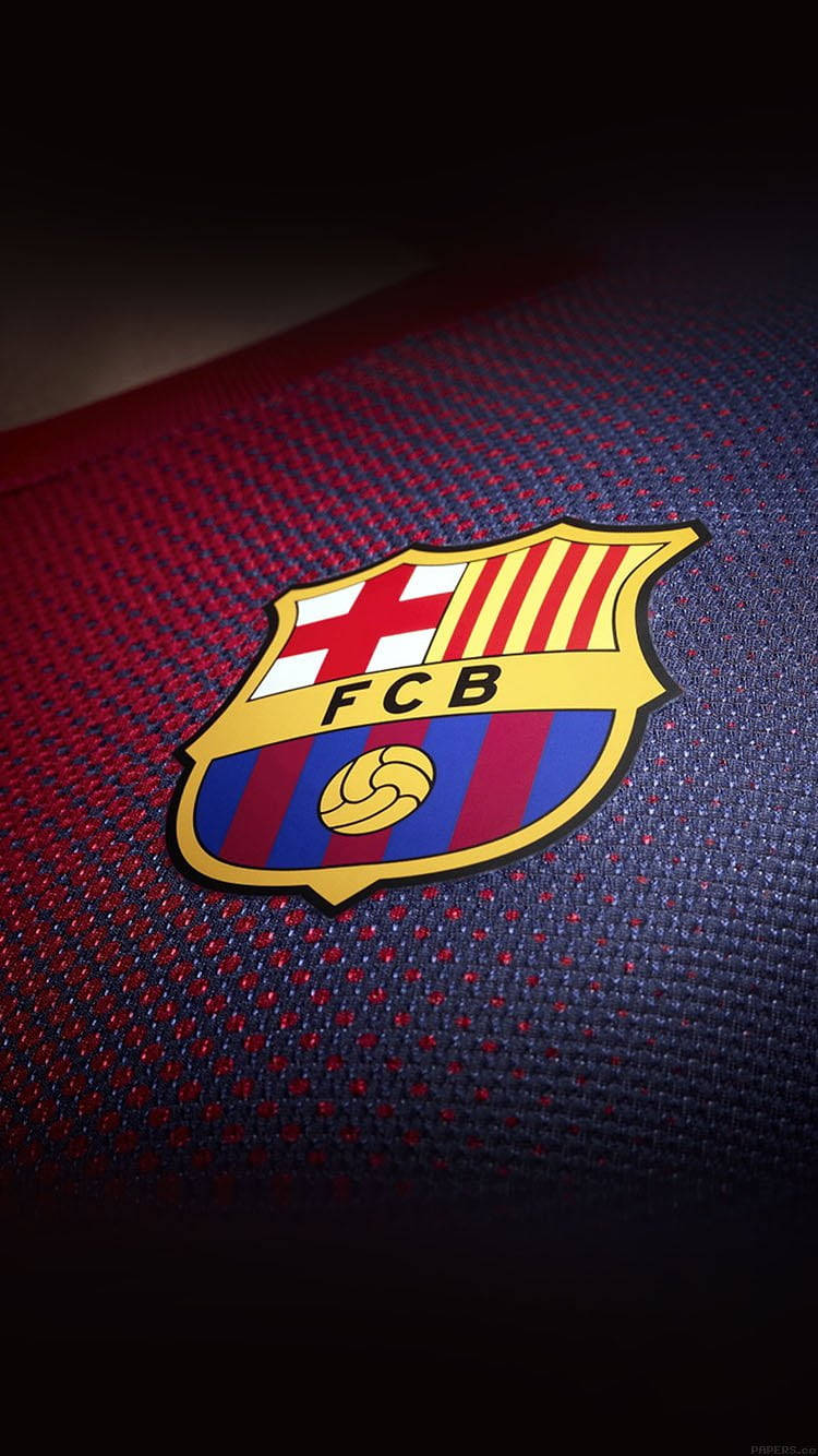 Barcelona Fc Logo Close Up Wallpaper
