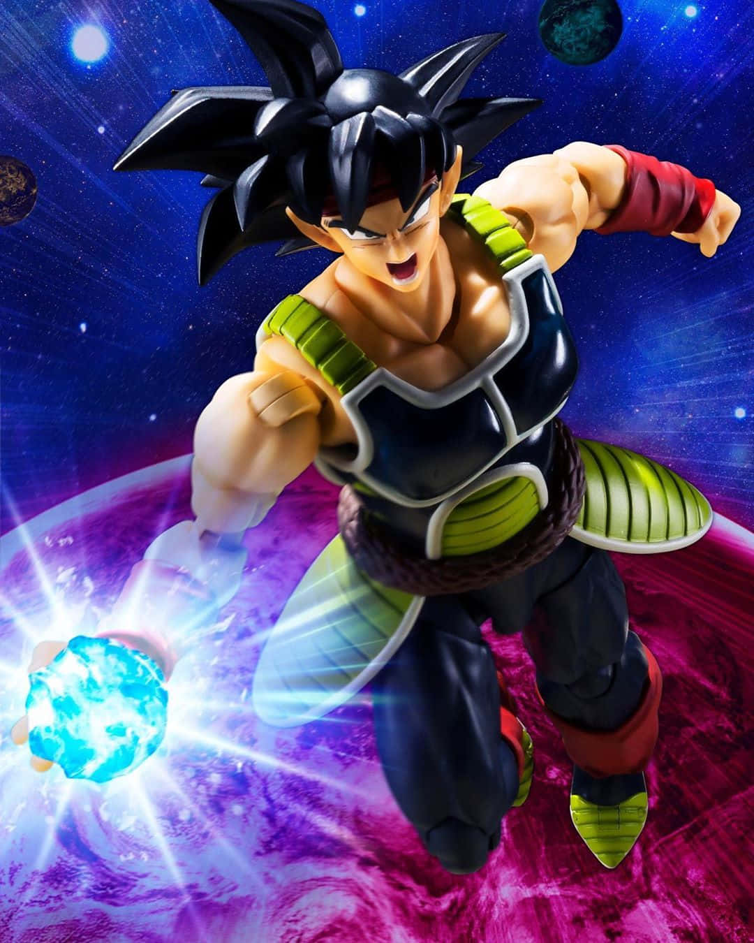 A portrait of Bardock, a brave and fearless warrior Wallpaper