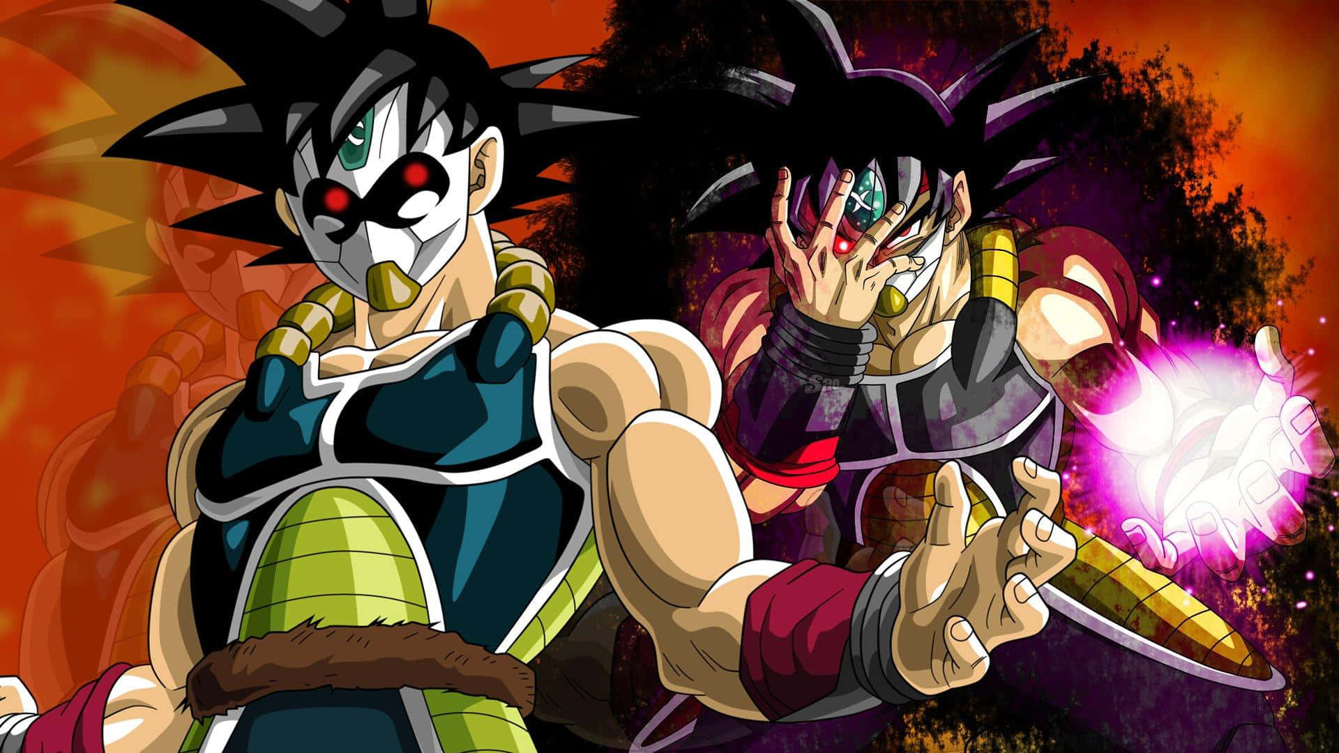 Power up and join the Goku Sized Quest with Bardock Wallpaper