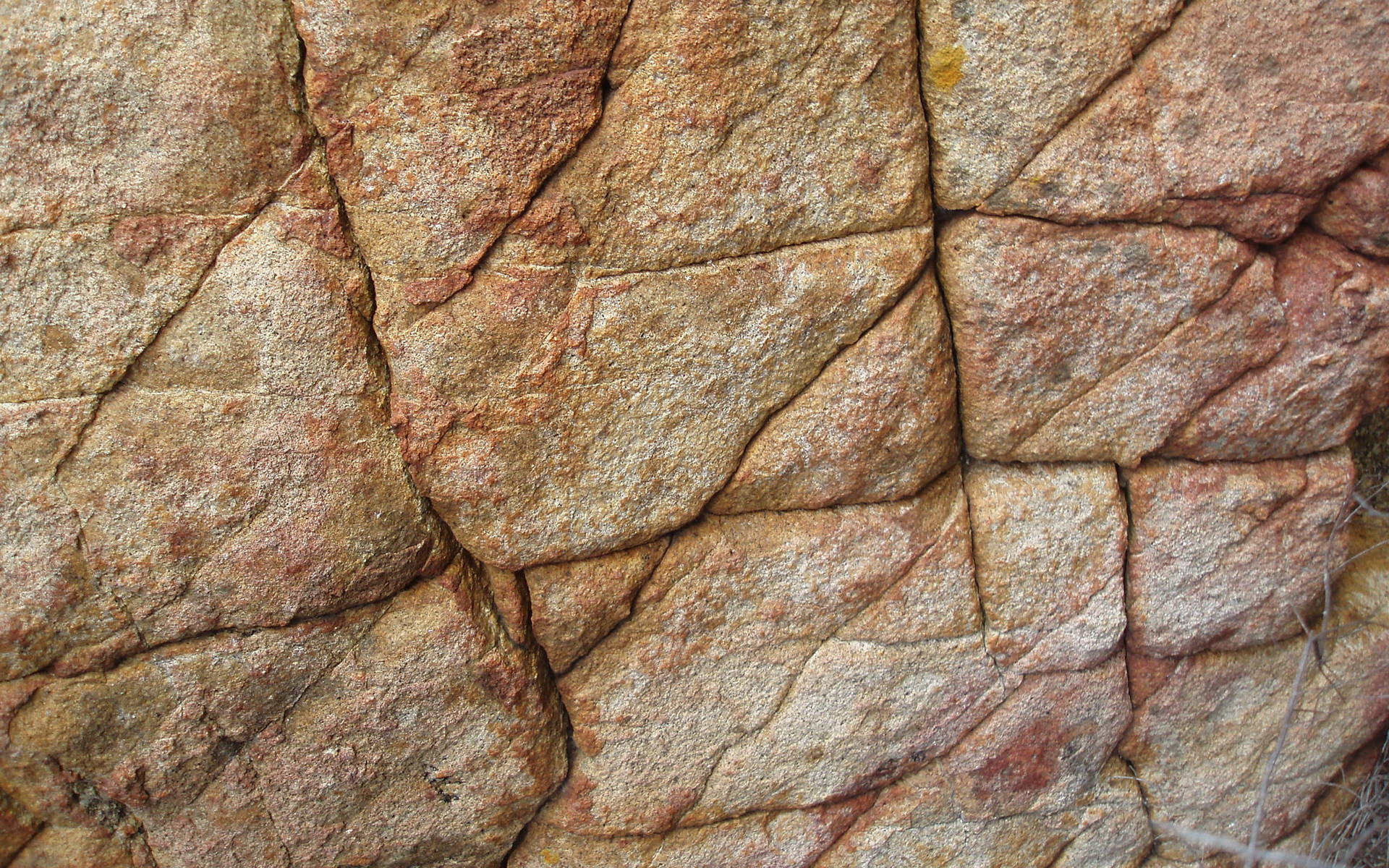 Majestic Brown Stone Wall Wallpaper