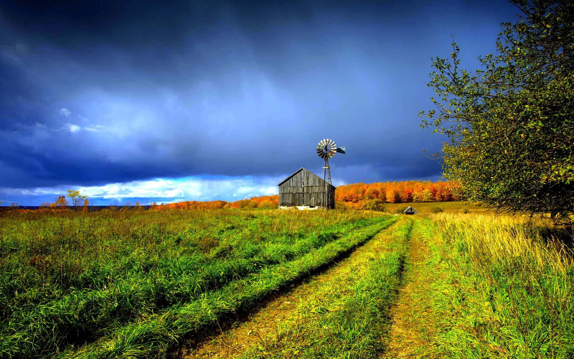 An idyllic barn in rural America