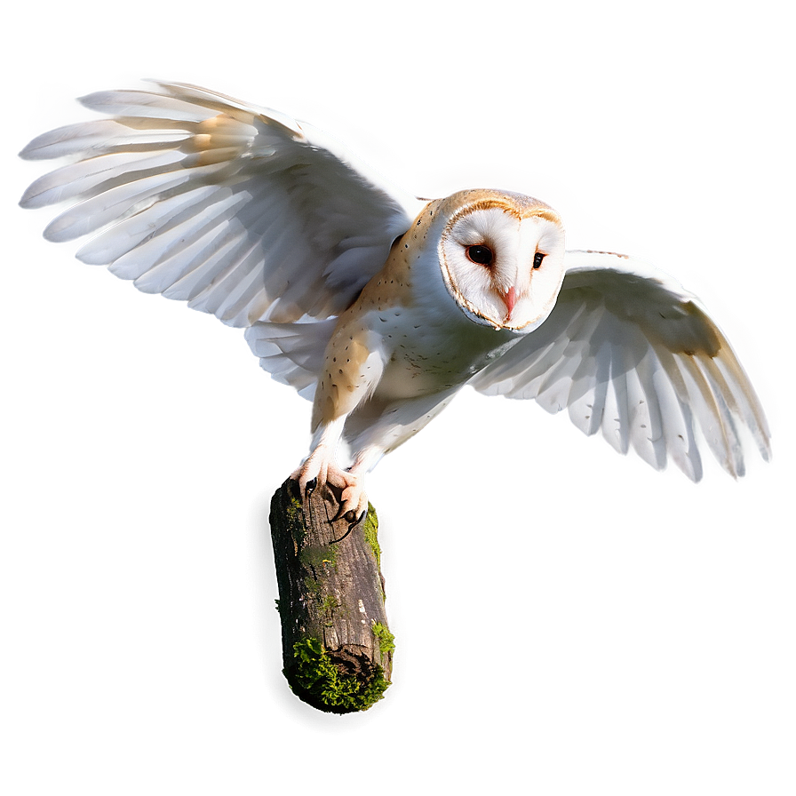 Barn Owl Hovering Png 06252024 PNG