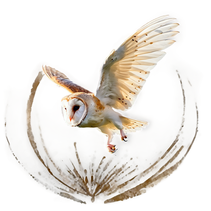 Barn Owl In Action Png Bpb90 PNG