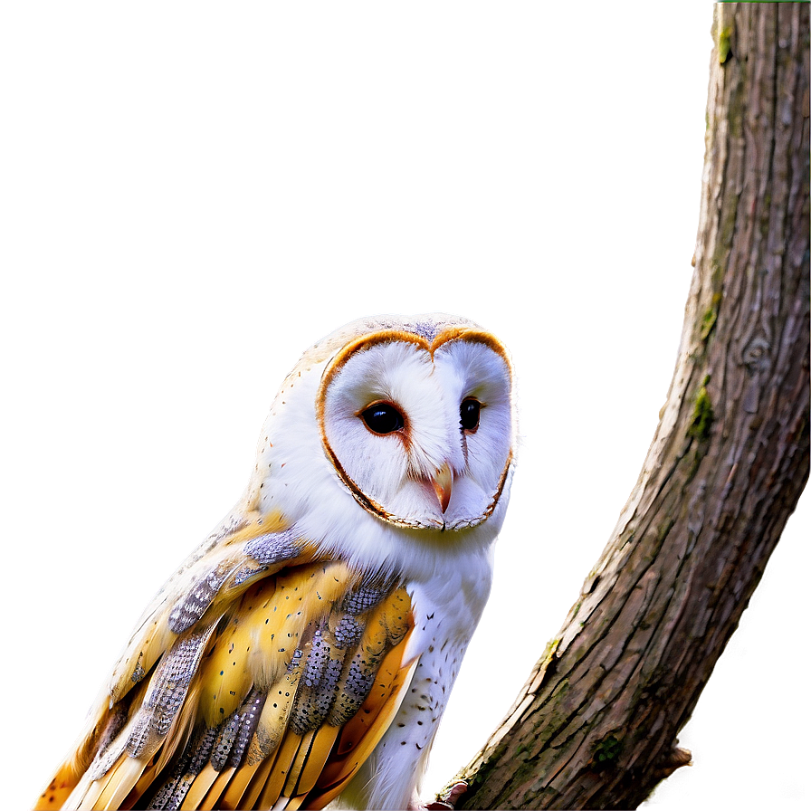 Barn Owl In Autumn Png Puf85 PNG