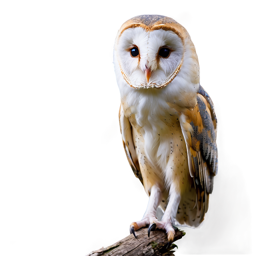 Barn Owl Looking Back Png Pfw83 PNG