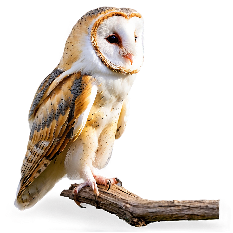 Barn Owl Perching Png 10 PNG