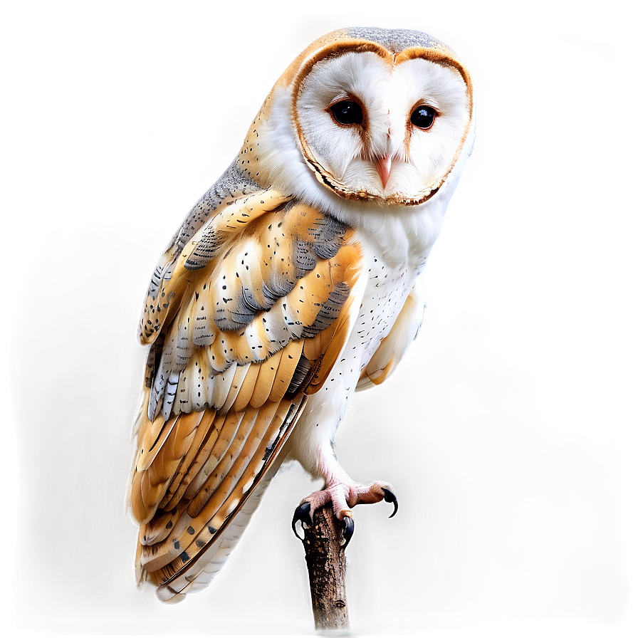 Barn Owl Perching Png Udk29 PNG